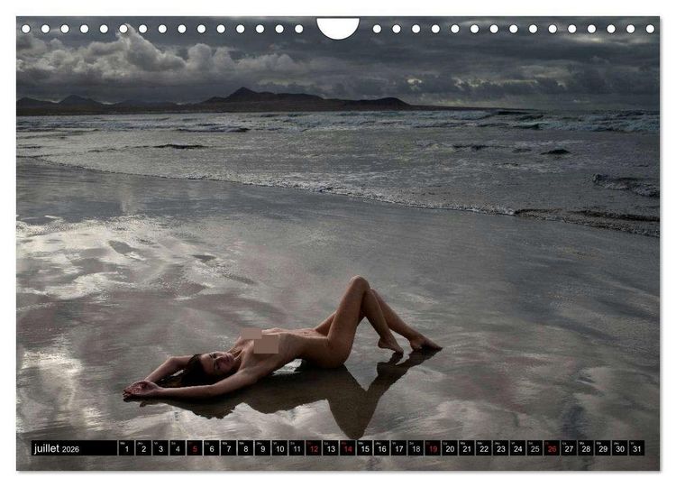 Produktbild: Ibiza et Lanzarote - Les paysages et le nu (Calendrier mural 2026 DIN A4 vertical), CALVENDO calendrier mensuel