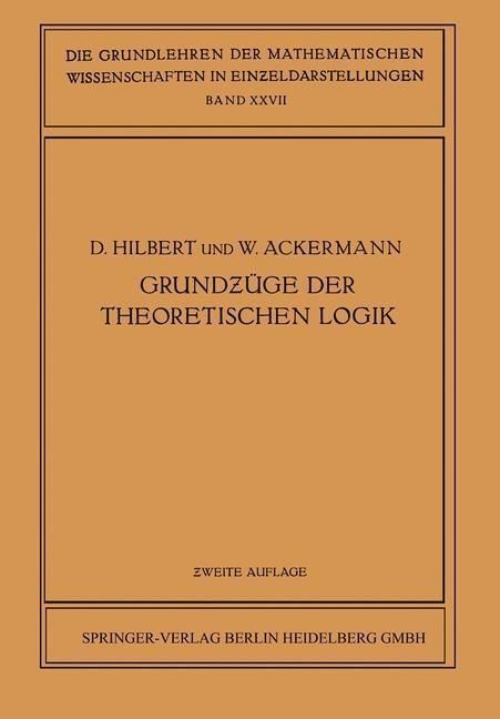Produktbild: Grundz&uuml;ge der theoretischen Logik