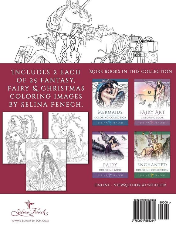 Produktbild: Festive Magic - Fantasy Christmas Coloring Book