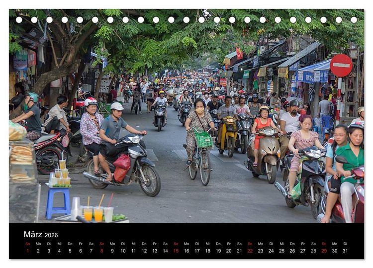 Produktbild: Vietnam Abenteuerreise (Tischkalender 2026 DIN A5 quer), CALVENDO Monatskalender