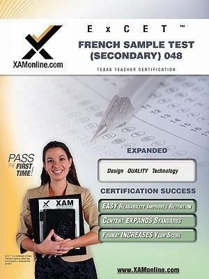 Produktbild: Excet French Sample Test (Secondary) 048 Teacher Certification Test Prep Study Guide