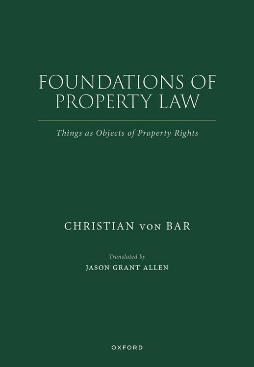 Produktbild: Foundations of Property Law