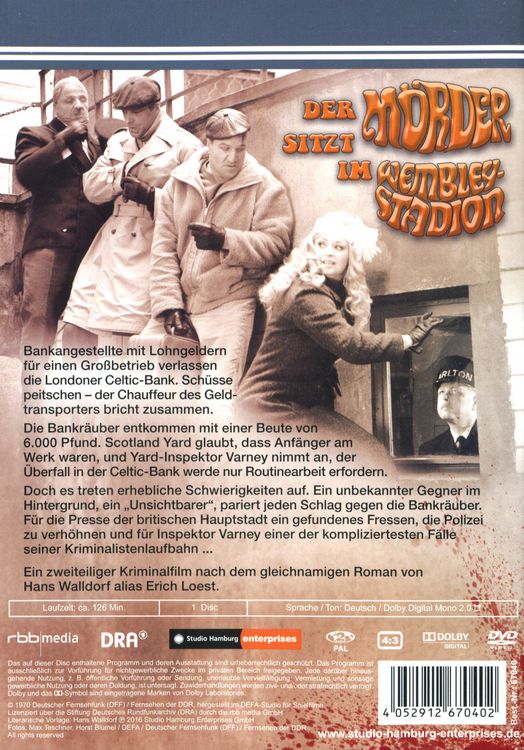 Produktbild: Der M&ouml;rder sitzt im Wembley-Stadion - DDR TV-Archiv
