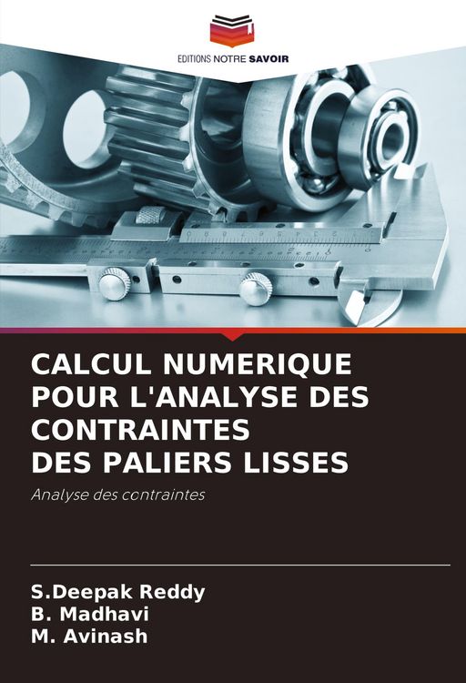 Produktbild: Calcul Numerique Pour L'analyse des Contraintes des Paliers Lisses