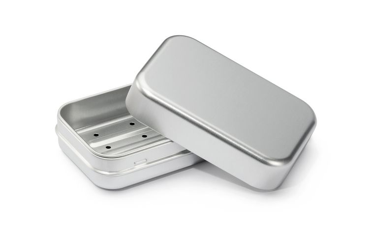 Produktbild: Saatvogel Seifendose aus Aluminium
