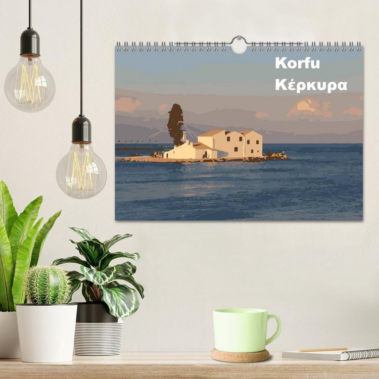 Produktbild: Korfu - Kerkira (Wandkalender 2026 DIN A4 quer), CALVENDO Monatskalender