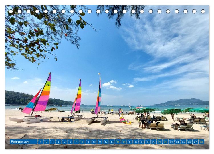 Produktbild: Phi Phi Island &ndash; Thailands traumhaftes Paradies (Tischkalender 2026 DIN A5 quer), CALVENDO Monatskalender