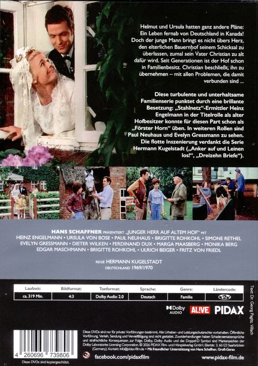 Produktbild: Junger Herr auf altem Hof / Die komplette 13-teilige Serie mit Starbesetzung (Pidax Serien-Klassiker) [2 DVDs]
