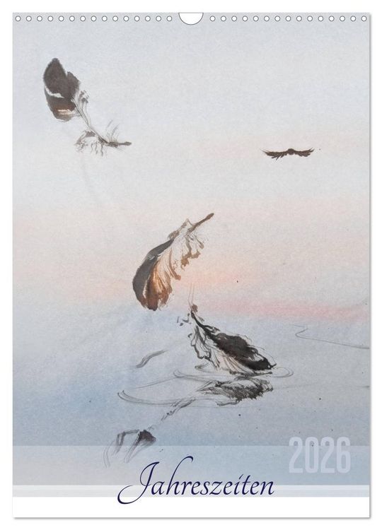 Produktbild: Jahreszeiten in Stil japanischer Malerei - Kunst (Wandkalender 2026 DIN A3 hoch), CALVENDO Monatskalender