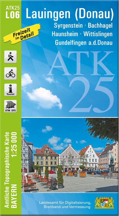 Produktbild: ATK25-L06 Lauingen (Donau) (Amtliche Topographische Karte 1:25000)