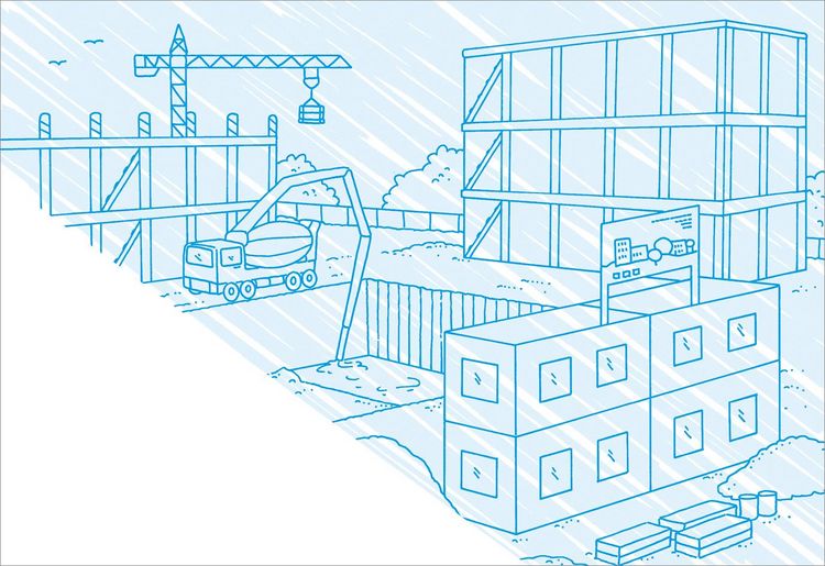 Produktbild: Zaubermalbuch. Baustelle
