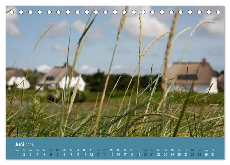 Produktbild: F&ouml;hr 2026. Portr&auml;t einer Insel (Tischkalender 2026 DIN A5 quer), CALVENDO Monatskalender