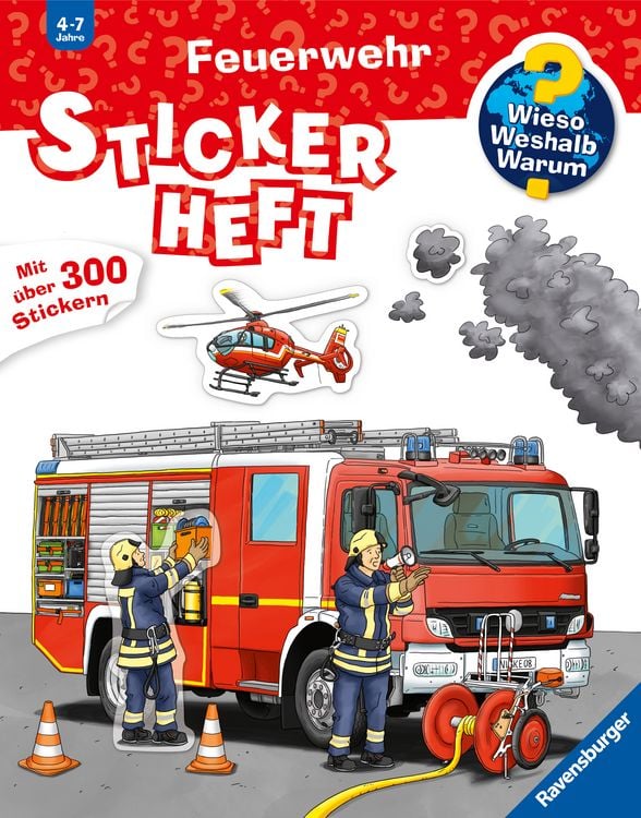 Produktbild: Wieso? Weshalb? Warum? Stickerheft: Feuerwehr