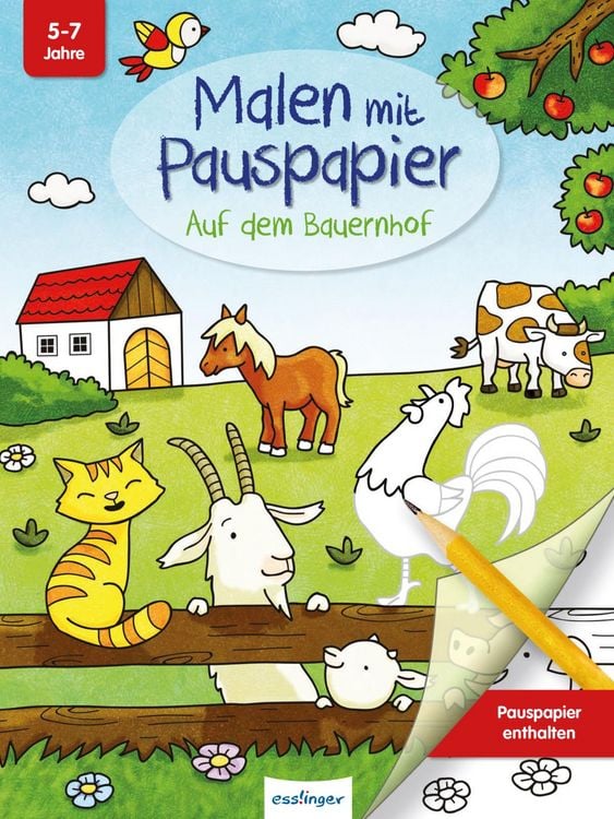 Produktbild: Malen mit Pauspapier: Auf dem Bauernhof