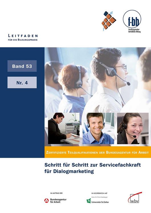 Produktbild: Schritt f&uuml;r Schritt zur Servicefachkraft f&uuml;r Dialogmarketing