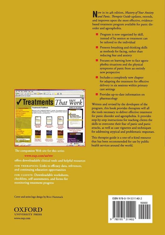 Produktbild: Mastery of Your Anxiety and Panic