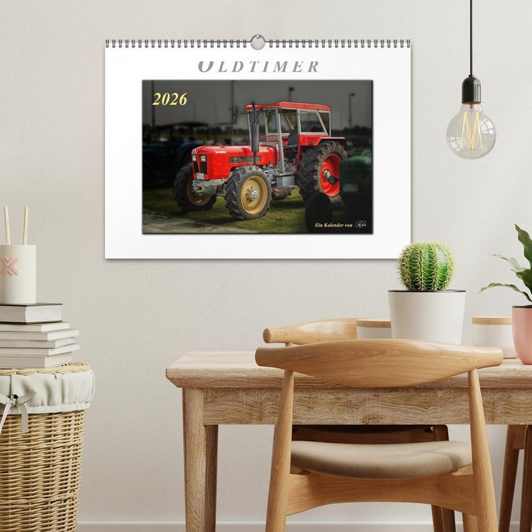 Produktbild: Oldtimer - Trecker Liebe (Wandkalender 2026 DIN A3 quer), CALVENDO Monatskalender