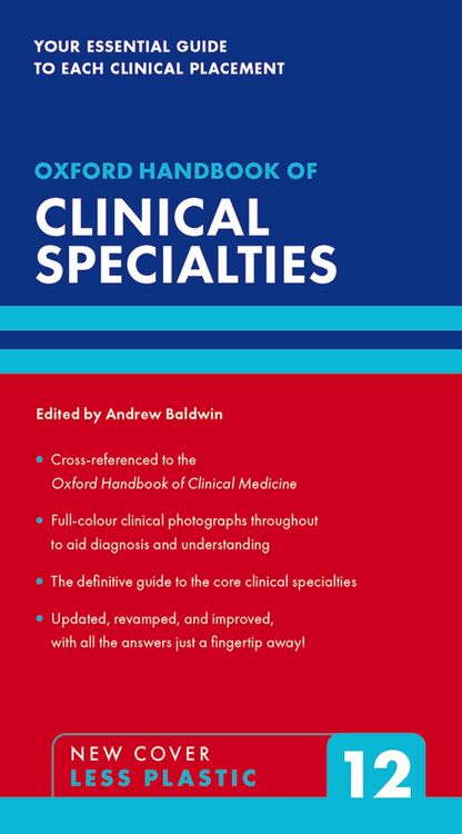 Produktbild: Oxford Handbook of Clinical Specialties