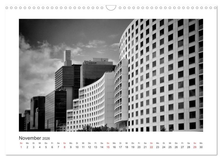 Produktbild: SYDNEY Monochrom (Wandkalender 2026 DIN A3 quer), CALVENDO Monatskalender