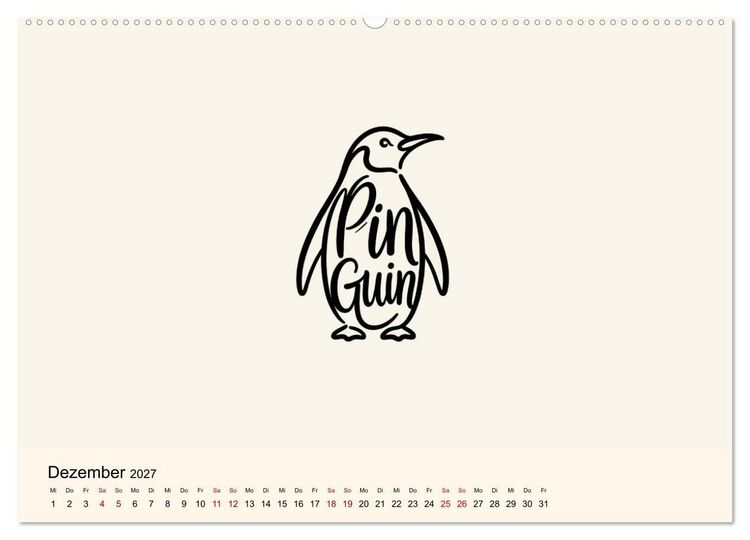 Produktbild: Buchstabentiere (hochwertiger Premium Wandkalender 2027 DIN A2 quer), Kunstdruck in Hochglanz