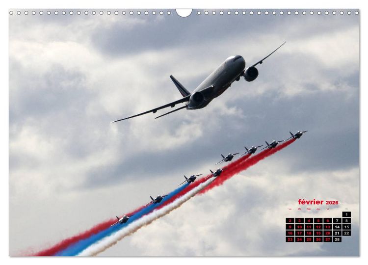 Produktbild: Les ailes fran&ccedil;aises (Calendrier mural 2026 DIN A3 vertical), CALVENDO calendrier mensuel