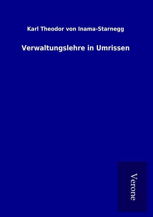 Produktbild: Verwaltungslehre in Umrissen