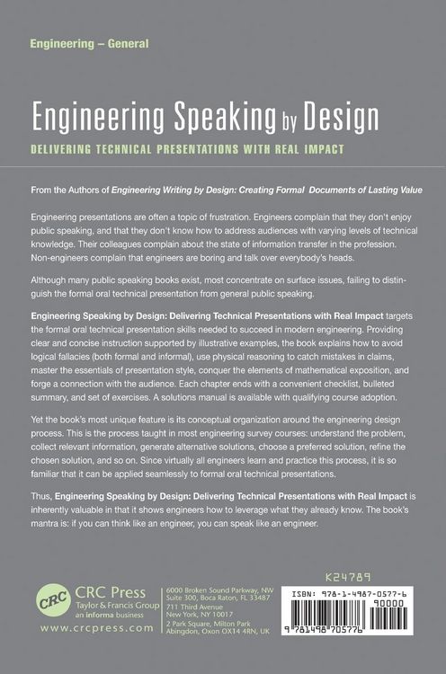 Produktbild: Engineering Speaking by Design