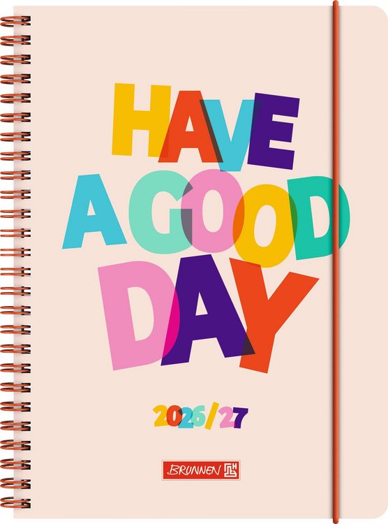 Produktbild: Sch&uuml;lerkalender 2026/2027 "Good Day" | A5, Kunststoff