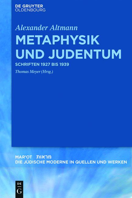 Produktbild: Metaphysik und Judentum
