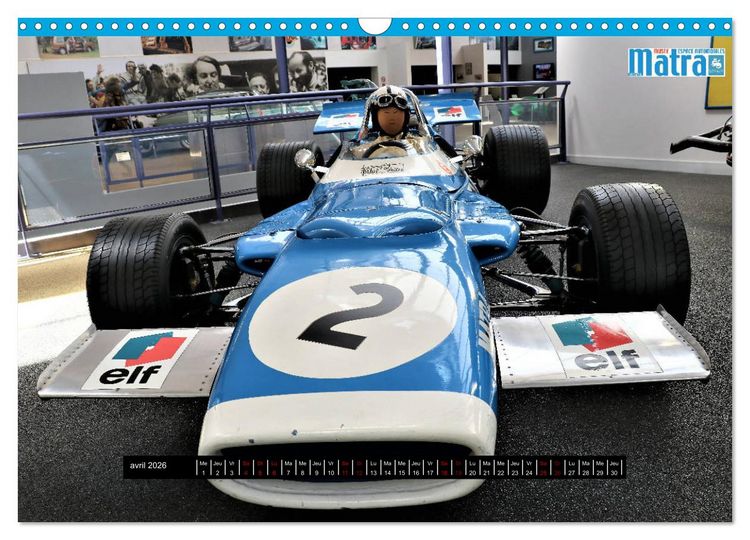 Produktbild: Matra en comp&eacute;tition (Calendrier mural 2026 DIN A3 vertical), CALVENDO calendrier mensuel