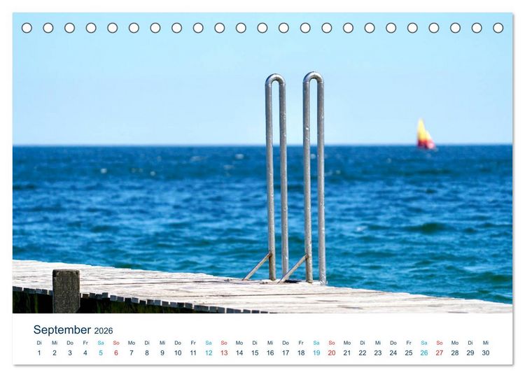 Produktbild: Der Fehmarn-Steg (Tischkalender 2026 DIN A5 quer), CALVENDO Monatskalender