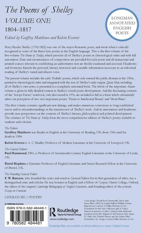 Produktbild: The Poems of Shelley