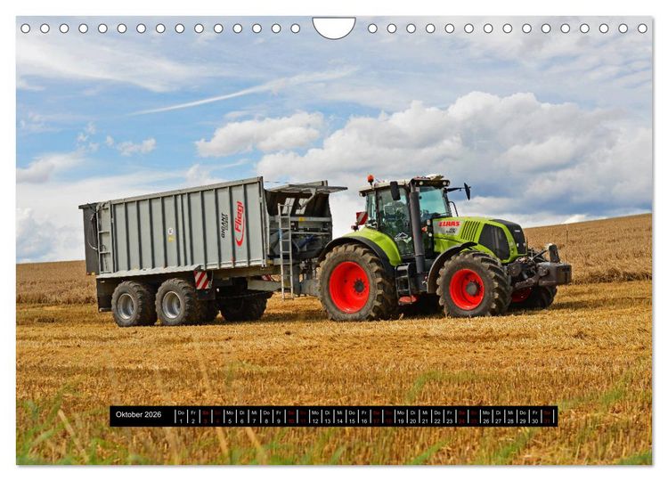 Produktbild: Landwirtschaft - Von der Saat bis zur Ernte (Wandkalender 2026 DIN A4 quer), CALVENDO Monatskalender