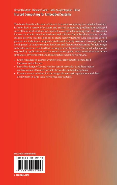 Produktbild: Trusted Computing for Embedded Systems