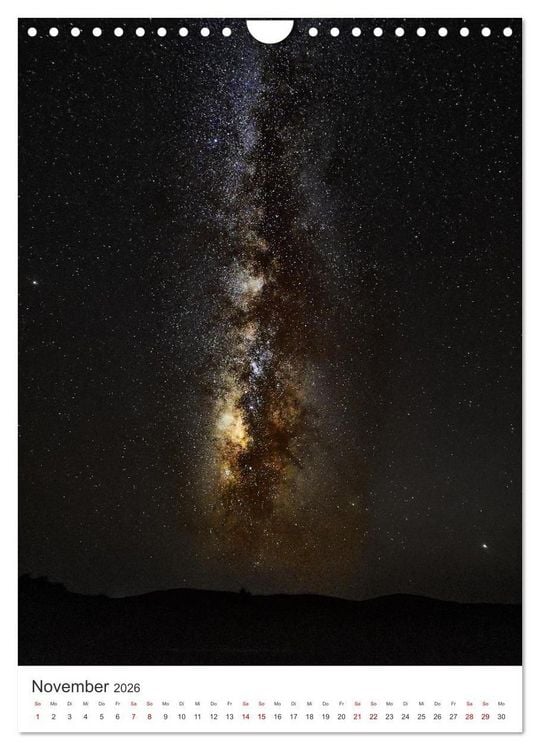 Produktbild: Milchstra&szlig;e - Unsere faszinierende Galaxie. (Wandkalender 2026 DIN A4 hoch), CALVENDO Monatskalender