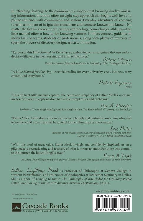 Produktbild: A Little Manual for Knowing