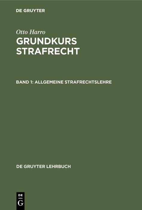 Produktbild: Allgemeine Strafrechtslehre