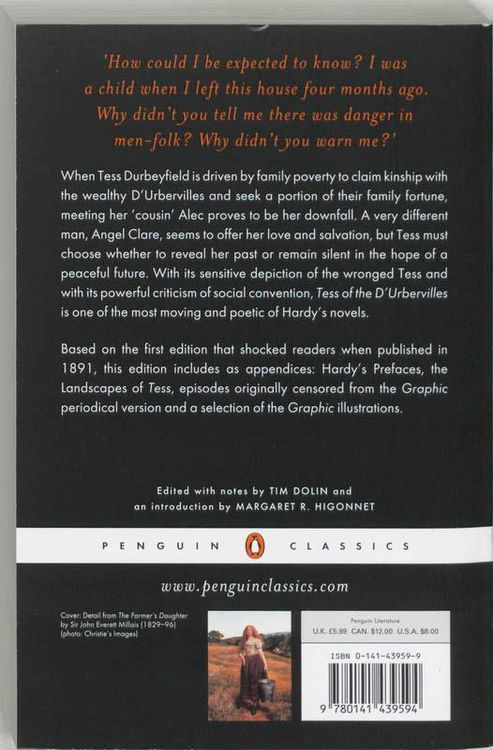 Produktbild: Tess of the D'Urbervilles
