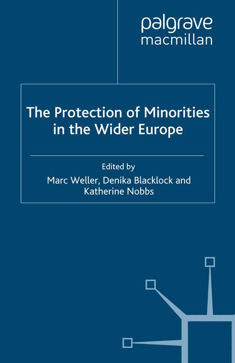 Produktbild: The Protection of Minorities in the Wider Europe
