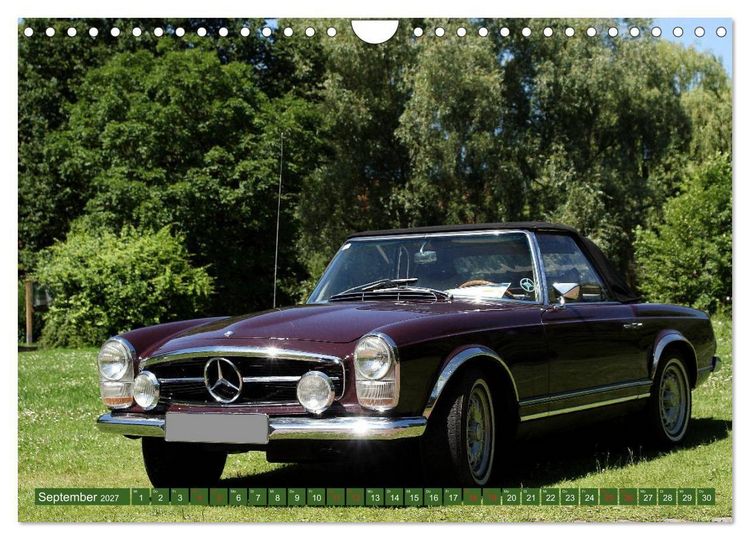 Produktbild: Oldtimer - Fahrzeuge die Geschichte schrieben (Wandkalender 2027 DIN A4 quer), CALVENDO Monatskalender