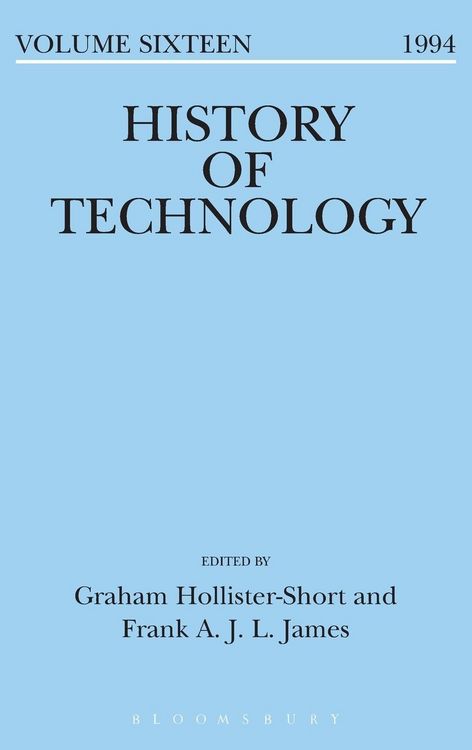 Produktbild: History of Technology Volume 16