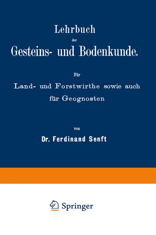 Produktbild: Lehrbuch der Gesteins- und Bodenkunde