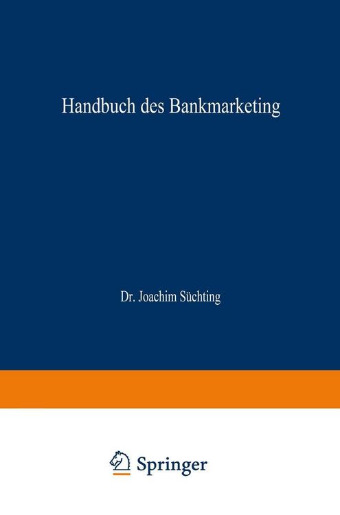 Produktbild: Handbuch des Bankmarketing