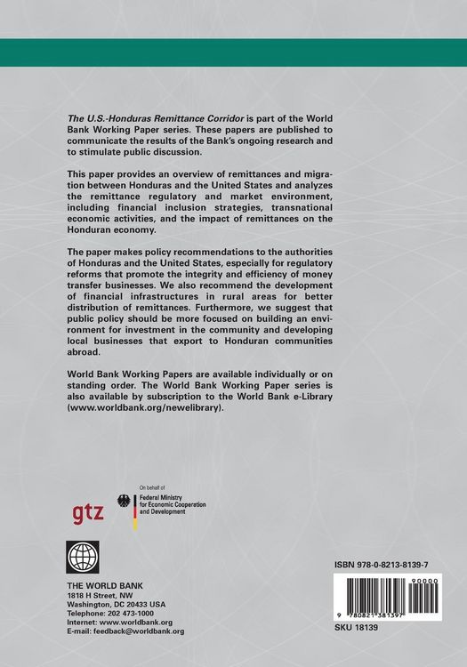Produktbild: The U.S.-Honduras Remittance Corridor