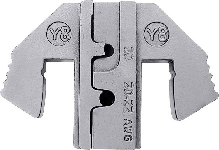 Produktbild: TOOLCRAFT TO-9625896 Crimpeinsatz Yazaki HS/RH 0.64 Serie Terminal, Delphi GT 150 Serie Terminal 0.35 bis 0.5mm&sup2; Passend f&uuml;r