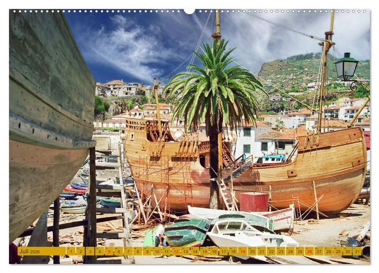 Produktbild: Madeira, Insel im ewigen Fr&uuml;hling (hochwertiger Premium Wandkalender 2026 DIN A2 quer), Kunstdruck in Hochglanz