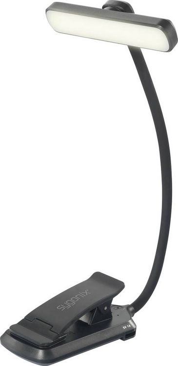 Produktbild: Sygonix SY-6748338 Tischlampe LED 1W Schwarz