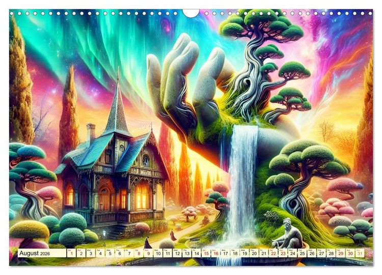 Produktbild: Nature Genesis - The hand of life (Wall Calendar 2026 DIN A3 landscape), CALVENDO 12 Month Wall Calendar