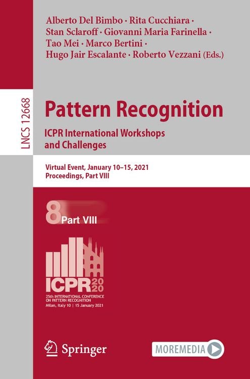 Produktbild: Pattern Recognition. ICPR International Workshops and Challenges