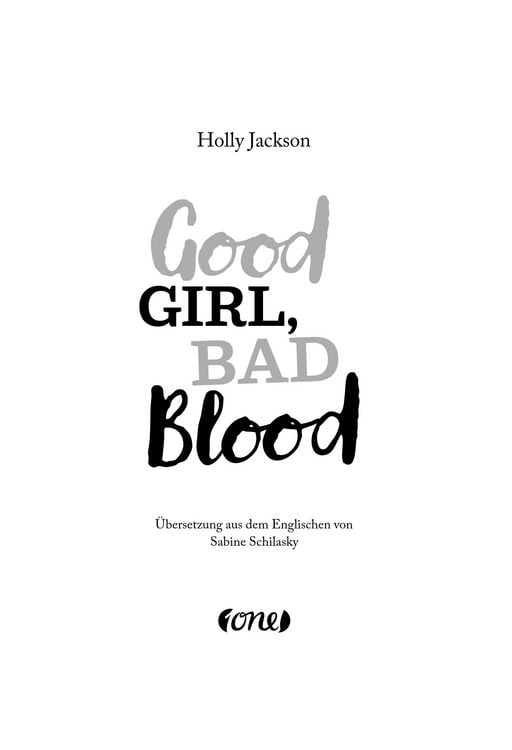 Produktbild: Good Girl, Bad Blood